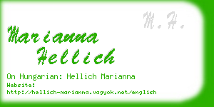 marianna hellich business card